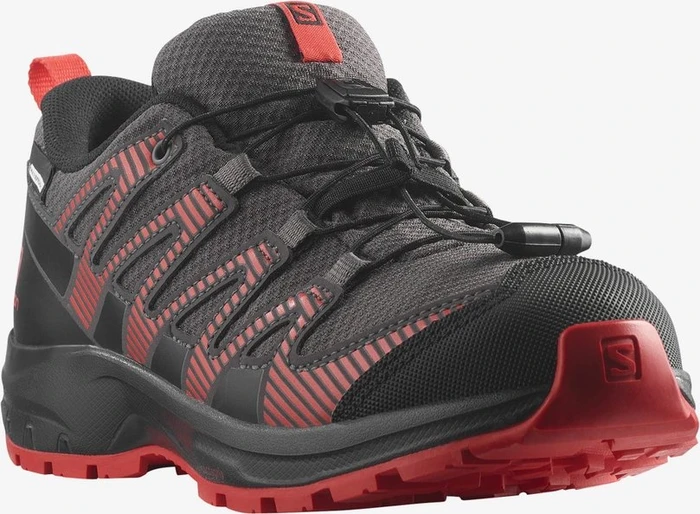 Salomon XA Pro V8 CSWP magnet/black/poppy red (Junior)