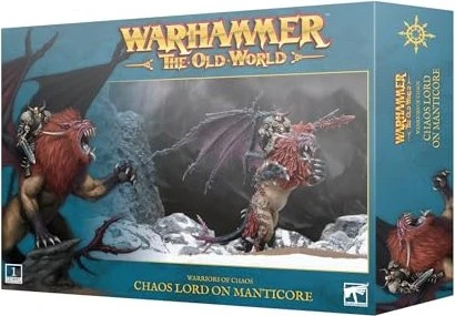 Games Workshop Warhammer The Old World - Warriors of Chaos - Chaos Lord on Manticore