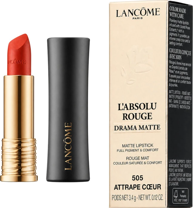 Lancôme L'Absolu Rouge Drama Matte Lippenstift 505 attrape coeur, 3.6g
