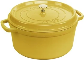 Zwilling Staub Cocotte Schmortopf rund 26cm 5.25l citron