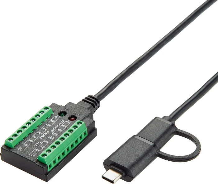 Exsys USB zu 1S Seriell RS-232/422/485/TTL Kabel mit Terminal Block, 1m