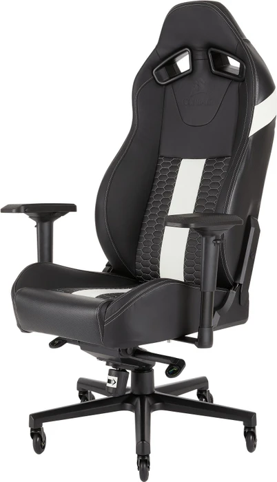 Corsair T2 Road Warrior Gamingstuhl, schwarz/weiß