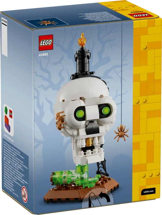 LEGO Halloween - Halloweenschädel mit Kerze