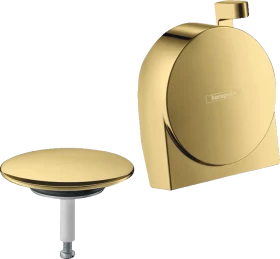 Hansgrohe Exafill Abdeckung für Ab- & Überlaufgarnituren mit Füllfunktion, Kunststoff polished gold optic