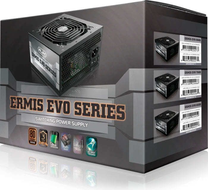 Raijintek ERMIS EVO 650B 650W, ATX 3.1