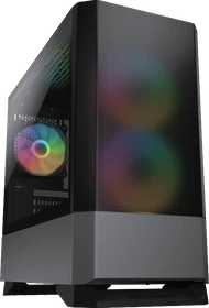 Cougar MG140 RGB Iron gray, schwarz/grau, Glasfenster