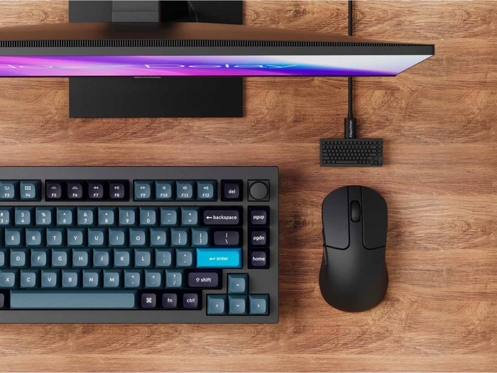 Keychron M3 mini 4K Wireless Mouse schwarz, USB/Bluetooth