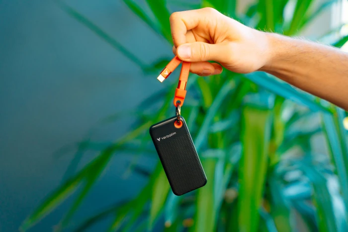 Verbatim Pocket SSD, schwarz/orange, 256GB, USB-C 3.1