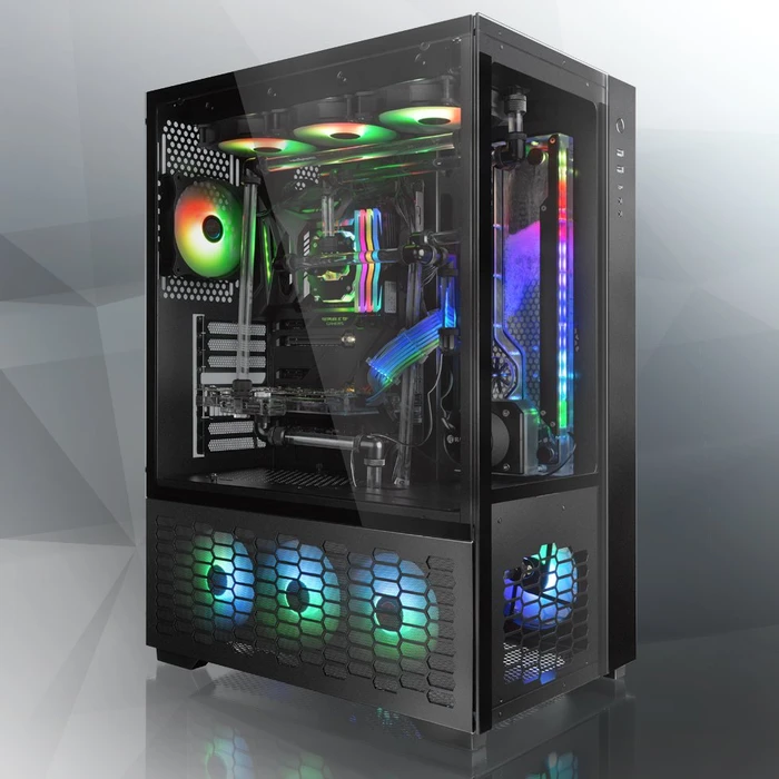 Raijintek Paean Premium, Glasfenster