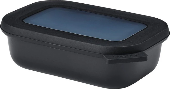 Mepal Multischüssel Cirqula rechteckig Aufbewahrungsbehälter 500ml nordic black