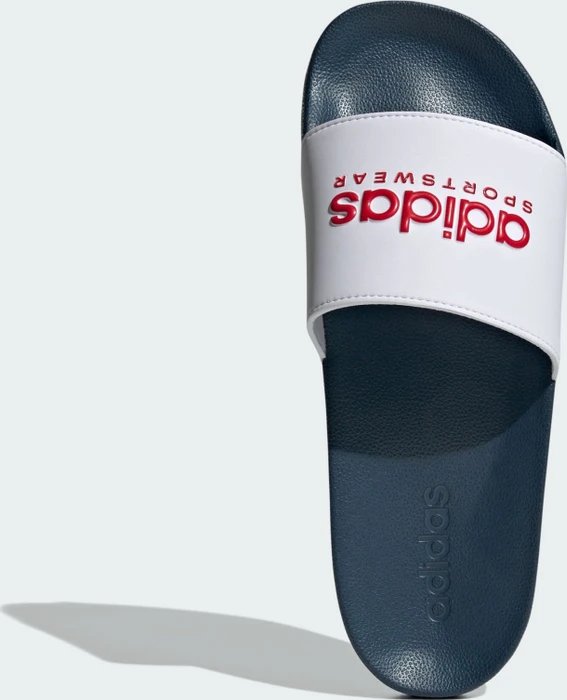 adidas Shower Adilette cloud white/better scarlet/team navy blue 2