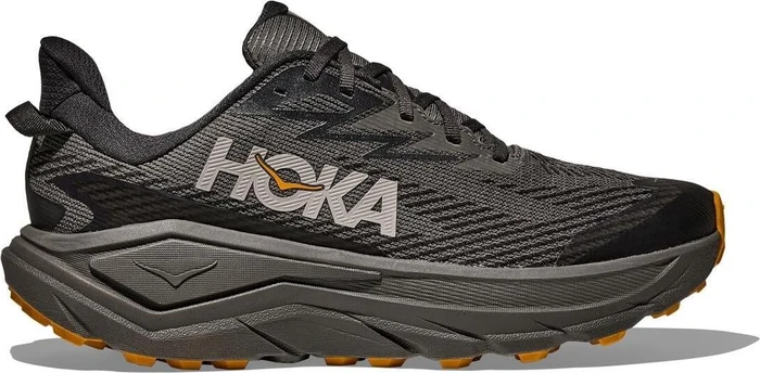 Hoka Challenger 8 Gore-Tex asphalt grey/varsity yellow (Herren)