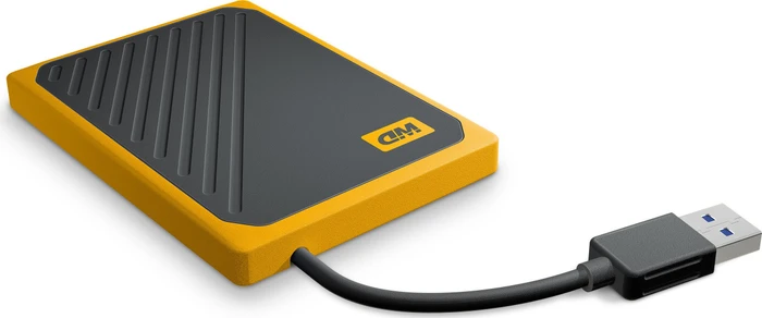 Western Digital WD My Passport Go gelb 500GB, USB 3.0 Micro-B