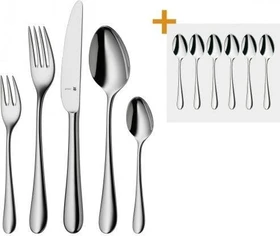 WMF Merit Besteck-Set + 6 Espressolöffel, 30-tlg.