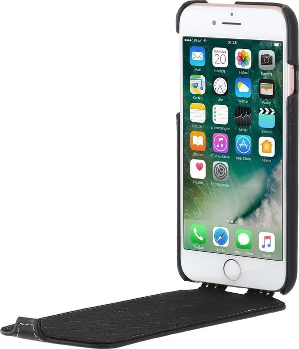 Stilgut UltraSlim Nappa für Apple iPhone 7 schwarz