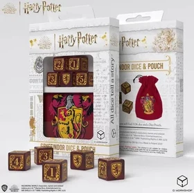 Q-Workshop Harry Potter Gryffindor Dice & Pouch