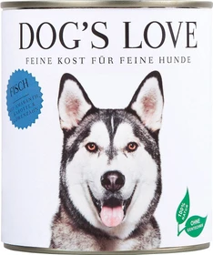 PetCo Dog's Love Classic Fisch mit Amaranth, Karotte und Löwenzahn, 2.40kg (6x 400g)