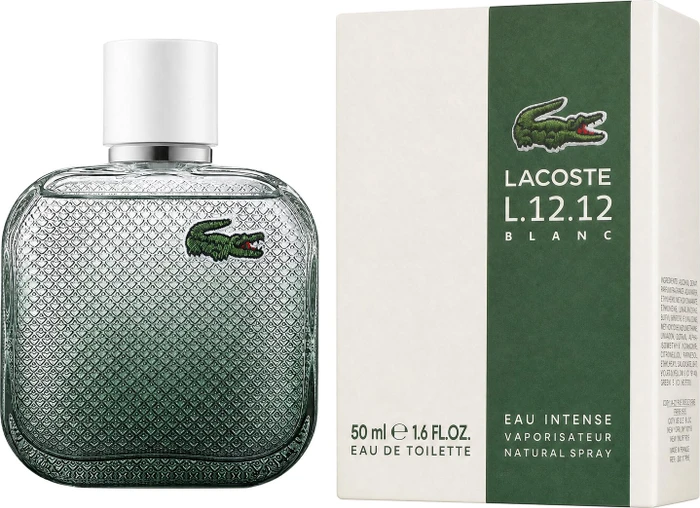 Lacoste Eau de Lacoste L.12.12 Blanc Intense Eau de Toilette, 50ml