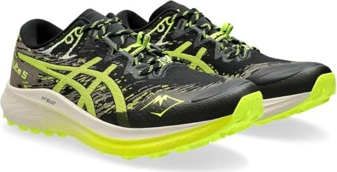 Asics Fuji Lite 5 black/safety yellow (Herren)