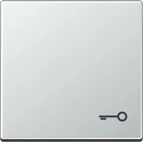 Jung Serie A Wippe mit Symbol Tür, aluminium