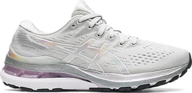 Asics Gel-Kayano 28 Platinum glacier grey/white (Damen)