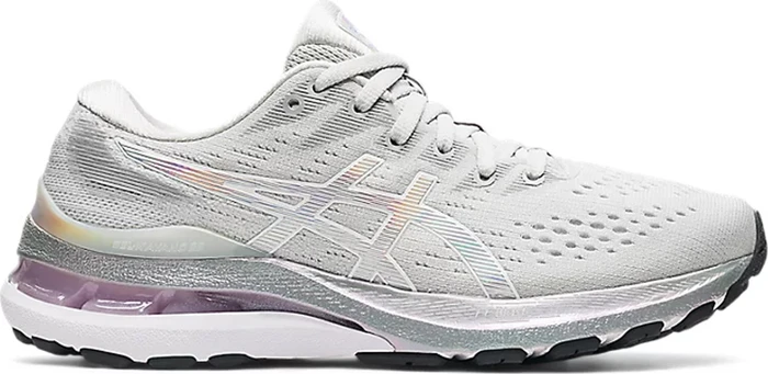 Asics Gel-Kayano 28 Platinum glacier grey/white (Damen)