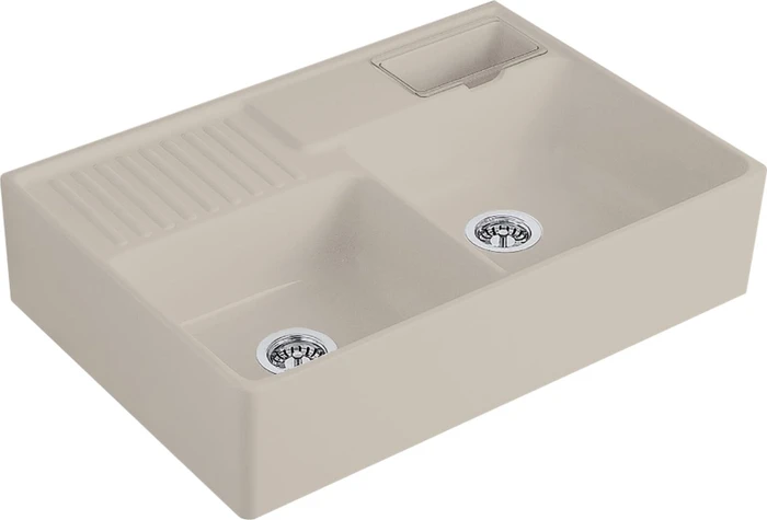 Villeroy & Boch Spülstein Becken rechts almond