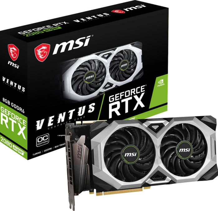 MSI GeForce RTX 2080 SUPER Ventus XS OC, 8GB GDDR6, HDMI, 3x DP