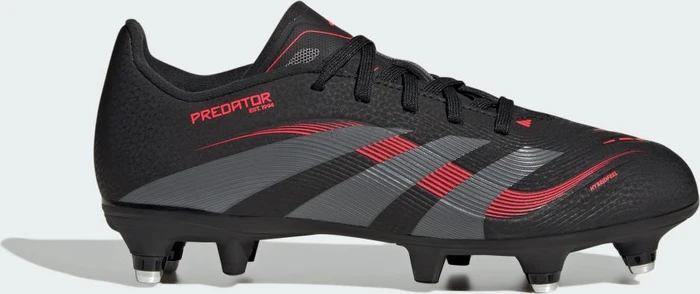 adidas Predator Club SG core black/grey four/lucid red (Junior)