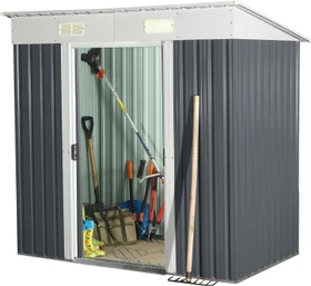 Home Deluxe Bohio M Gerätehaus grau