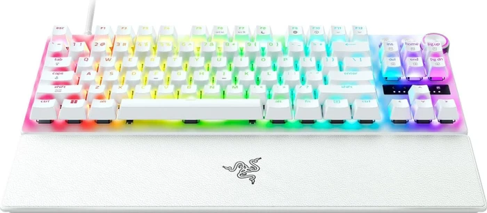 Razer Huntsman V3 Pro Tenkeyless 8KHz, weiß, LEDs RGB, Razer Analog Optical Switch Gen-2, USB, US