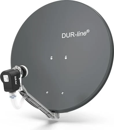 Dura-Sat Dur-line Select 75 G + Ultra Quad - 4 Teilnehmer Set, anthrazit