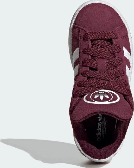 adidas Campus 00s Elastic Laces maroon/cloud white/gum (Junior)