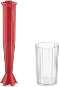 Alessi Plissé Stabmixer rot