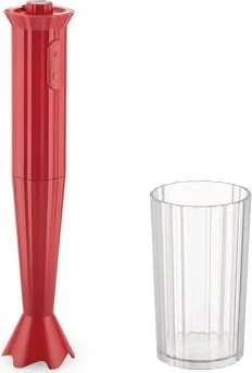 Alessi Plissé Stabmixer rot