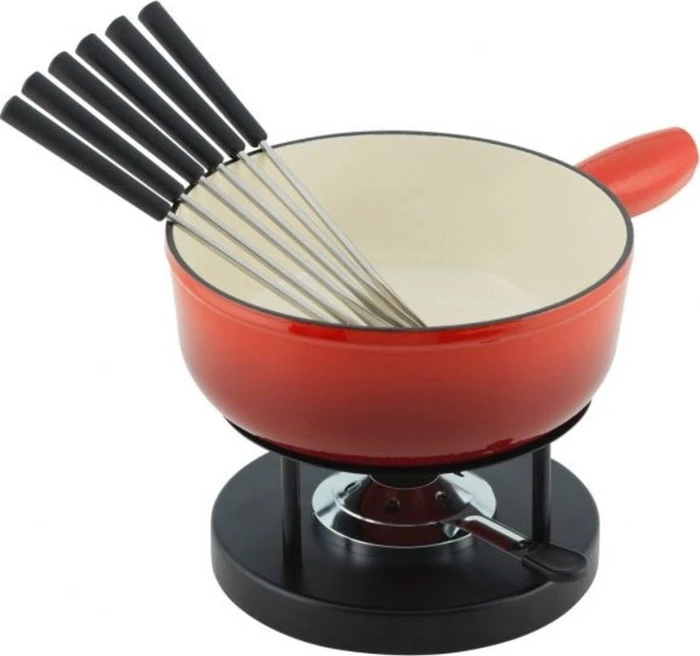 Kuhn Rikon Käsefondue Induktion Fondue rot