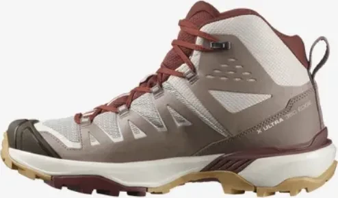 Salomon X Ultra 360 Edge Mid GTX silver cloud/iron/rum raisin (Damen)