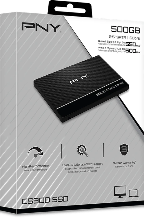 PNY CS900 500GB, 2.5" / SATA 6Gb/s