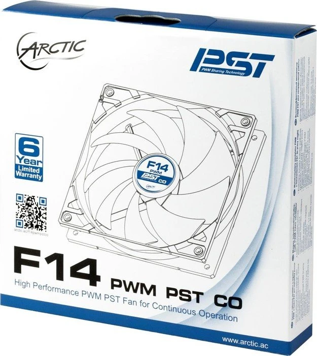 ARCTIC F14 PWM PST CO grau, 140mm