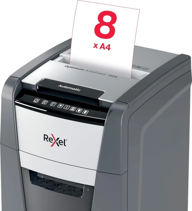 Rexel Optimum AutoFeed+ 150X, 4x28mm