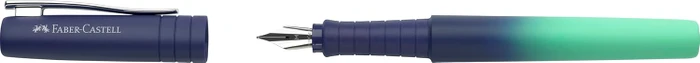 Faber-Castell Füller Poly Pen buzzing blue, rechte Hand/linke Hand, mittel