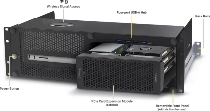 Sonnet xMac Studio/Echo III, Erweiterungsgehäuse für PCIe, Thunderbolt 3 / USB-C 3.1