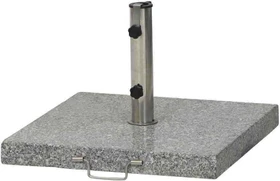 Siena Garden Sonnenschirmständer Granit eckig 45kg 55x55cm grau