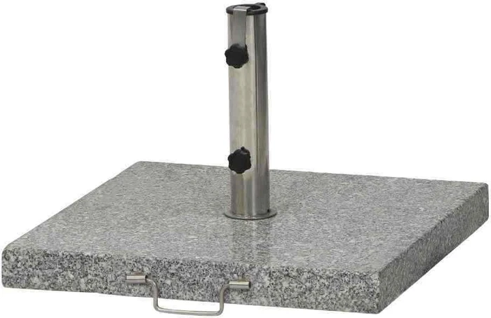 Siena Garden Sonnenschirmständer Granit eckig 45kg 55x55cm grau