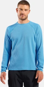 Odlo Cubic Multisport Mid Layer Crew Funktionsshirt langarm azure blue (Herren)