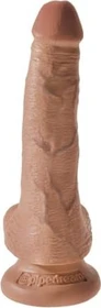 Pipedream King Cock 6" Cock with Balls tan