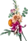 LEGO Botanicals - Schöner Rosafarbener Blumenstrauß Vorschaubild