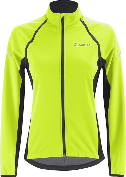 Löffler San Remo Zip-Off AB Light Fahrradjacke neon yellow (Damen)