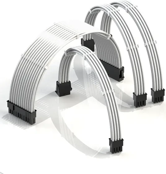 LinkUP PSU Cable Extension Kit, Weiß