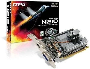 MSI GeForce 210, N210-MD1G, 1GB DDR2, DVI, HDMI